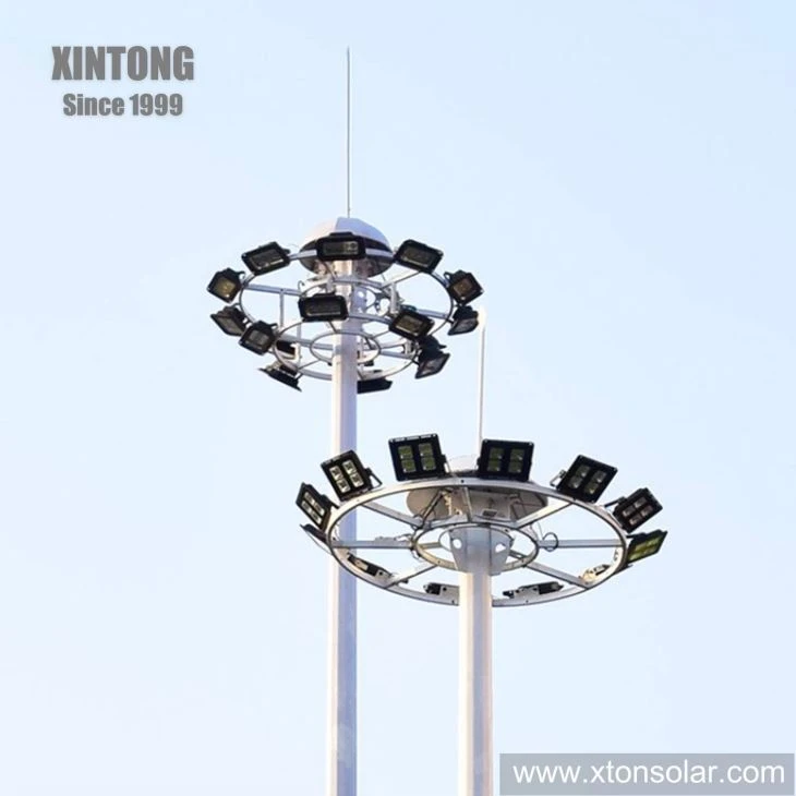 18m 250W High Mast LED Lighting Price Light Pole For Outdoor Lighting