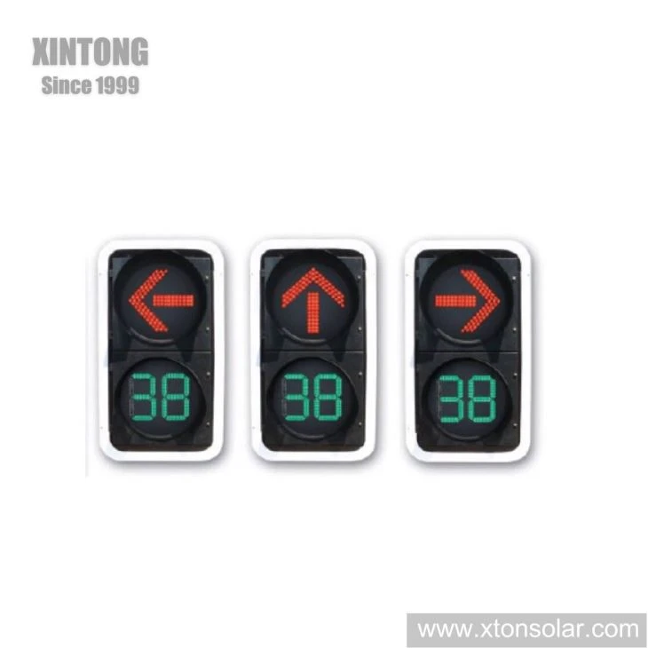 Red Pedestrian Countdown Timer LED Traffic Signal Light Red Pedestrian Countdown Timer LED Traffic Signal Light